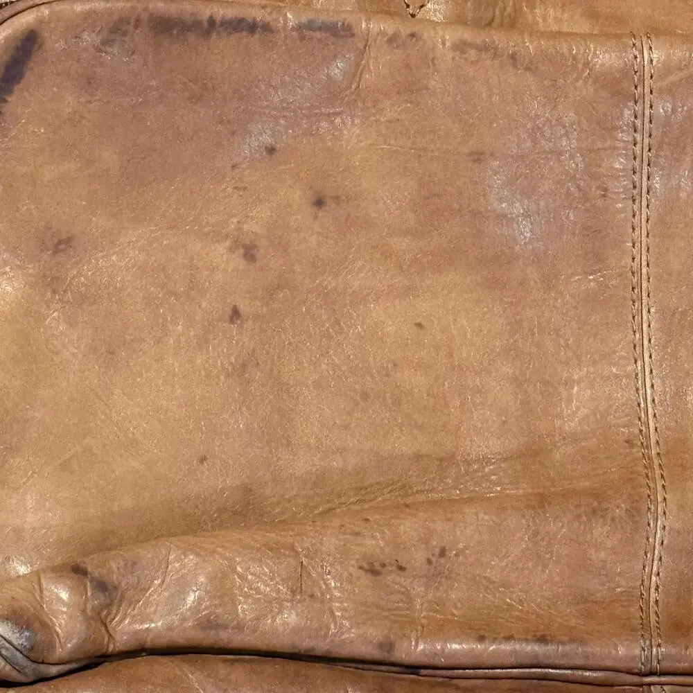 Ansun Brown Leather Laptop Bag